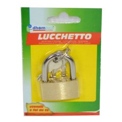 GROSSISTA LUCCHETTO MM 25 BLISTER