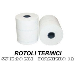 GROSSISTA ROTOLO TERMICO POS 57x20 D.12 C.10