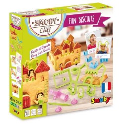 GROSSISTA SMOBY CHEF FUN BISCUITS C/RICETTARIO +5A 30X29X6CM