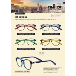 Grossista KIT INDIANA da 24 occhiali in 4 colori diversi