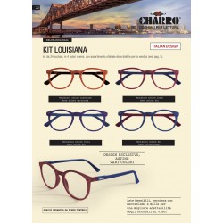 Grossista KIT LOUISIANA da 24 occhiali in 4 colori diversi