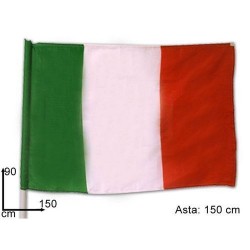 GROSSISTA BANDIERA ITALIA C/ASTA CM.90X150