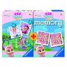 GROSSISTA MEMORY + 3 PUZZLE CRY BABIES MULTIPAC