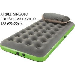 INGROSSO AIRBED SINGOLO ROLL&RELAX PAVILLO