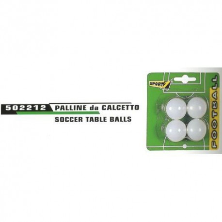 INGROSSO BLISTER 4 PALLINE CALCETTO 36MM.