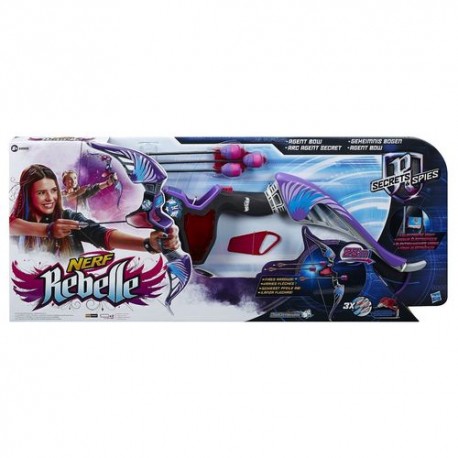 GROSSISTA NERF REBELLE ARCO AGENT BOW 762X311X64MM