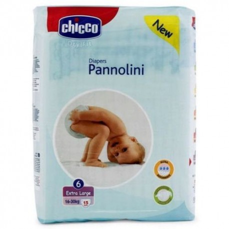 GROSSISTA CHICCO PANNOLINI DRYFIT EXTLARGE KG16-30