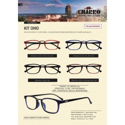 Grossista KIT OHIO da 24 occhiali in 4 colori diversi