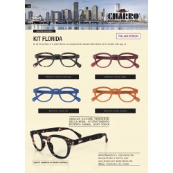 Grossista KIT FLORIDA da 24 occhiali in 4 colori diversi