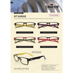 Grossista KIT KANSAS da 24 occhiali in 4 colori diversi