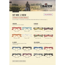 Grossista KIT MIX 2 da 24 occhiali in 4 colori diversi