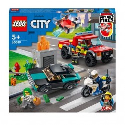 INGROSSO LEGO 60319 SOCCORSO ANTINCENDIO E INSEG. DELLA POLI