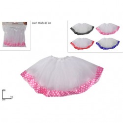 GONNELLINO TULLE POIS 4COL.