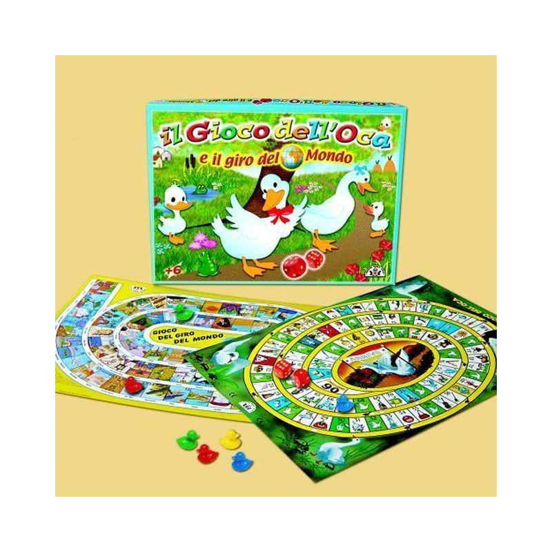 GIOCO OCA IN SCATOLA LUSSO EAN 8000888000460 INGROSSO GIOCHI DI SOCIETA