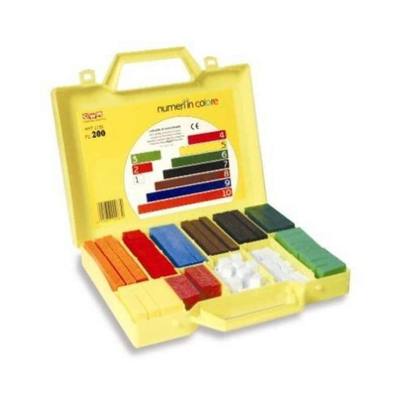 REGOLI (NUMERI IN COLORE) PZ.200 EAN 8004957000870 INGROSSO GIOCHI CREATIVI