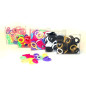 ELASTICI PICCOLI CAPELLI SCATOLA 40 PZ EAN 6938650000429 INGROSSO ELASTICI E FASCE PER CAPELLI