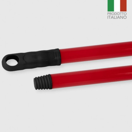 MANICO METAL ROBUSTO ROSSO 1,30CM EAN 8000061007248 INGROSSO ACCESSORI PULIZIA