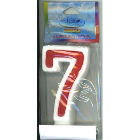 INGROSSO CANDELA N.7 ROSSA