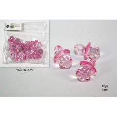 INGROSSO CIUCCETTI ROSA 10PZ