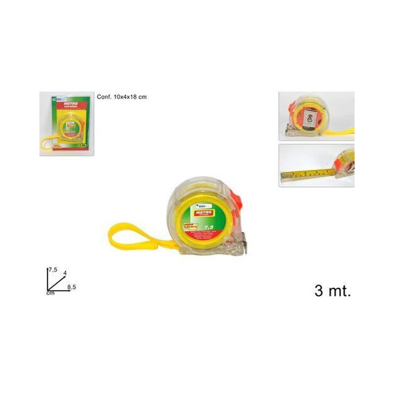 METRO RETRAIBILE 7.5MT EAN 8034048334942 INGROSSO VITI E CHIODI