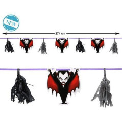 INGROSSO GHIRLANDA VAMPIRO 274CM
