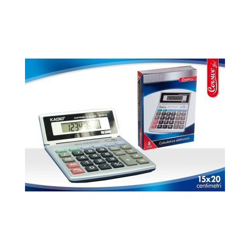CALCOLATRICE 8 CIFRE B/O EAN 8032732011667 INGROSSO CALCOLATRICI