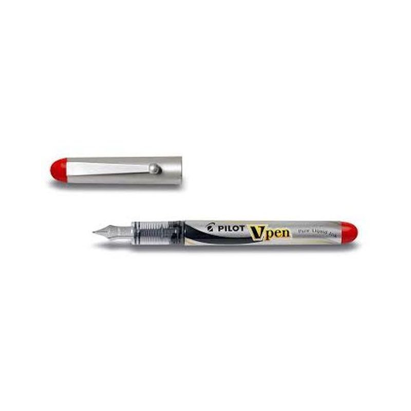 PILOT V-PEN SILVER ROSSO EAN 4902505281631 INGROSSO PENNE PER LA SCUOLA