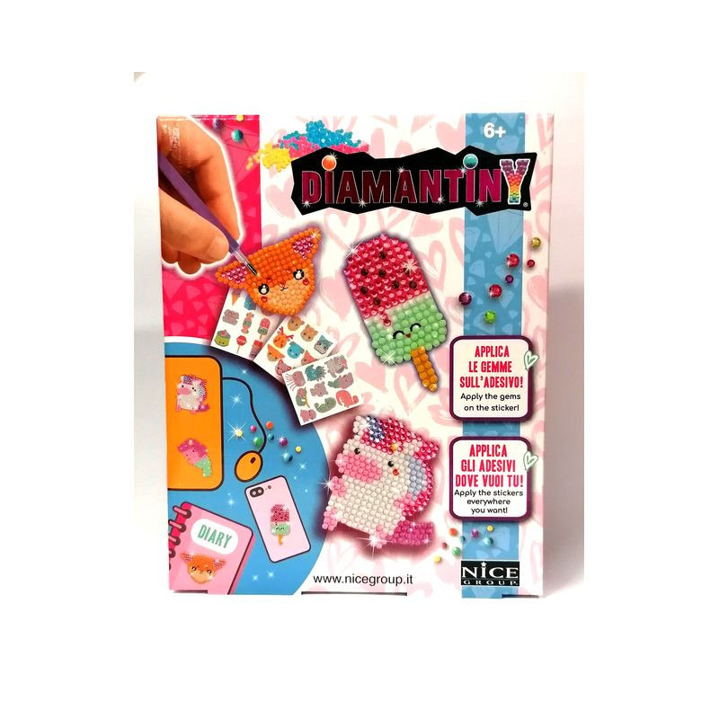 DIAMANTINY DECO STICKERS EAN 8056779900098 INGROSSO GIOCHI CREATIVI