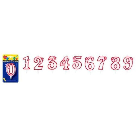 INGROSSO CANDELINA NUMERALE 0-9