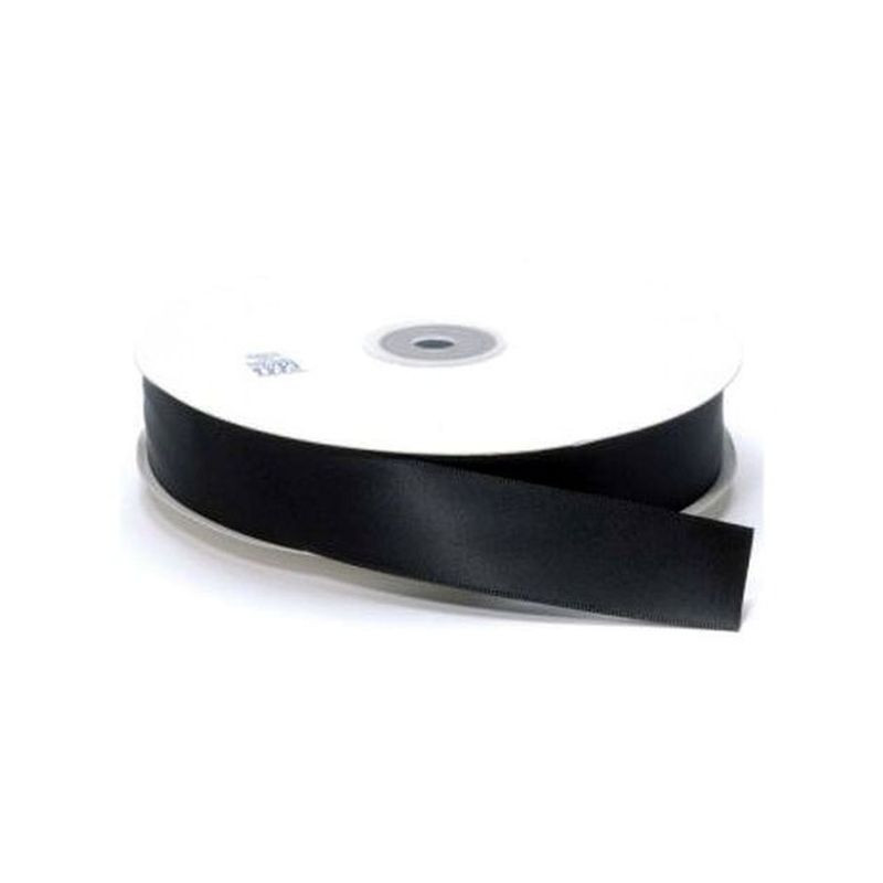 DOPPIO RASO 3MM 50MT NERO EAN 8051070140365 INGROSSO NASTRI E CONTENITORI PER BOMBONIERE