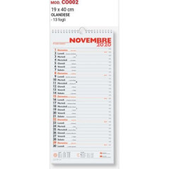 INGROSSO CALENDARIO OLANDESE 19X