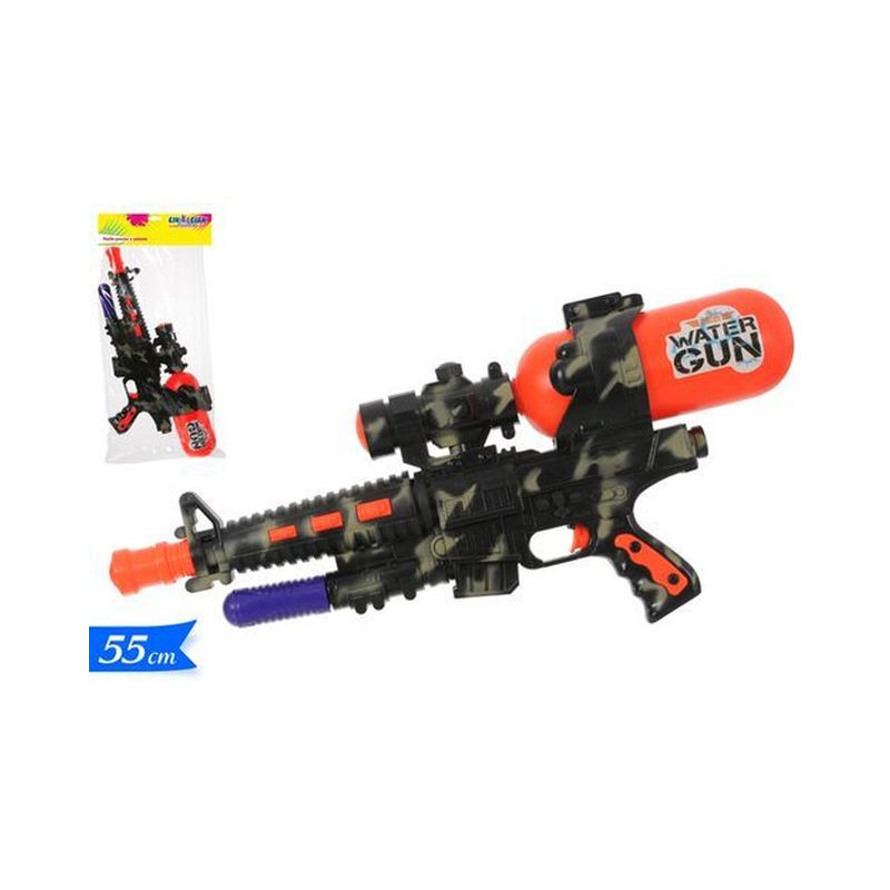 FUCILE SPARA ACQUA 55CM EAN 8055329138240 INGROSSO PISTOLE ACQUA E SPRUZZATORI