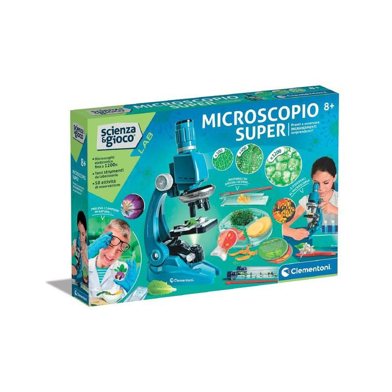 MICROSCOPIO SUPER EAN 8005125192939 INGROSSO SCIENZA E GIOCO CLEMENTONI