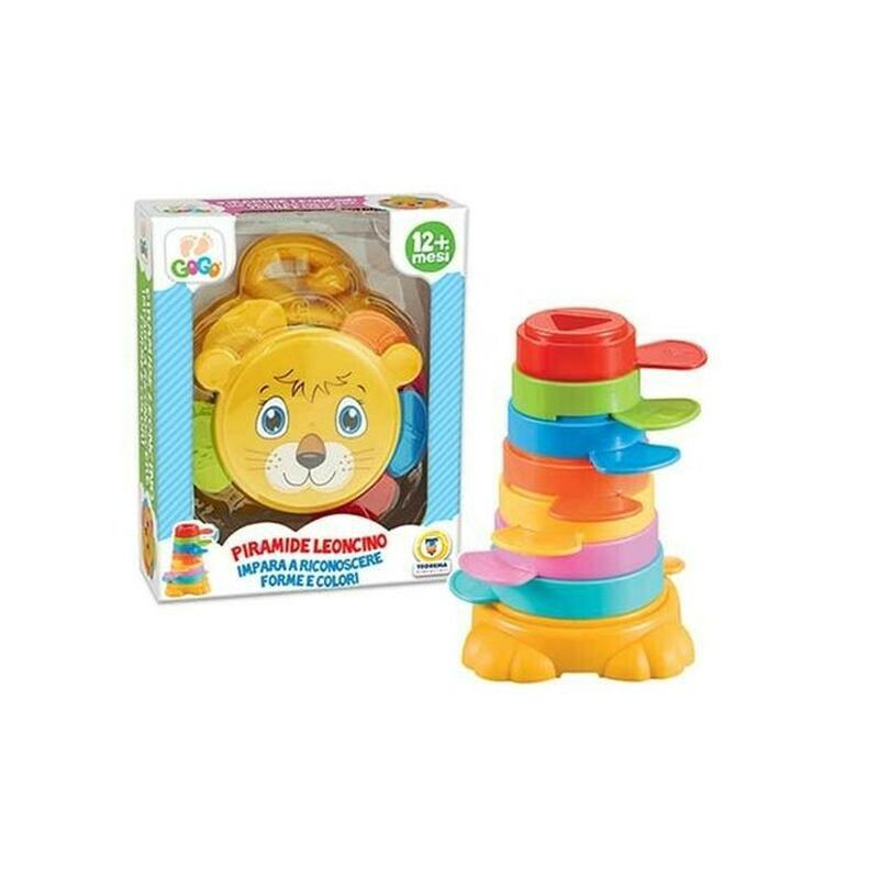 PIRAMIDE LEONCINO EAN 8017967666622 INGROSSO GIOCHI PRIMA INFANZIA