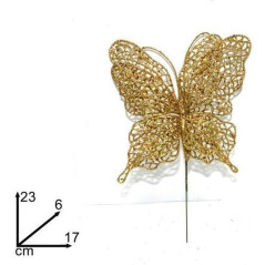 INGROSSO FARFALLA RETINATA ORO
