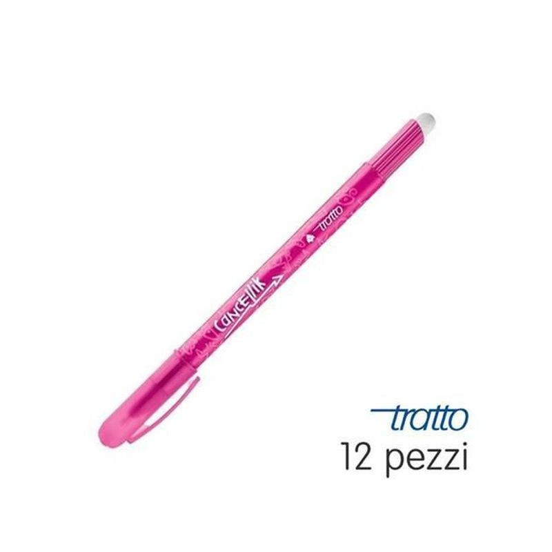 TRATTO CANCELLIK FUCSIA C.12 EAN 8000825826160 INGROSSO PENNE PER LA SCUOLA