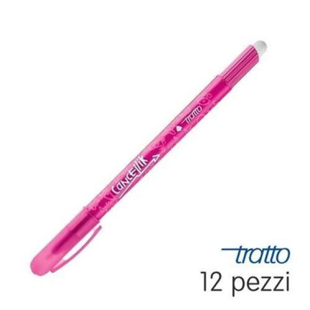TRATTO CANCELLIK FUCSIA C.12 EAN 8000825826160 INGROSSO PENNE PER LA SCUOLA