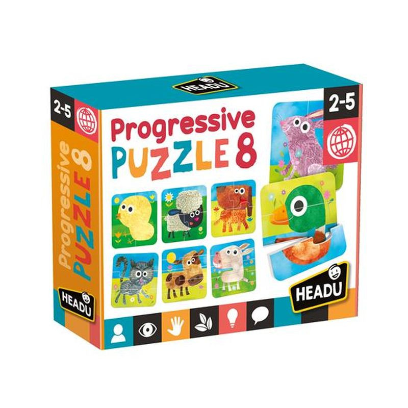 PROGRESSIVE PUZZLE 8 EAN 8059591423936 INGROSSO GIOCHI CREATIVI
