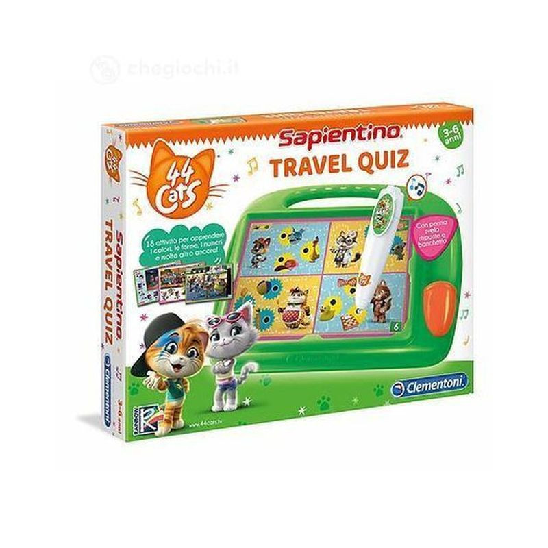 TRAVEL QUIZ 44 GATTI EAN 8005125161973 INGROSSO GIOCHI SAPIENTINO