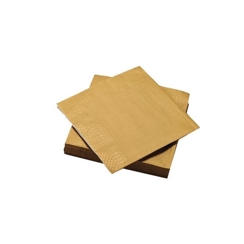 SOFT TOVAGLIOLI 40X40 2V 30PZ NATALE ORO EAN 8057438685172 INGROSSO TOVAGLIOLI NATALIZI