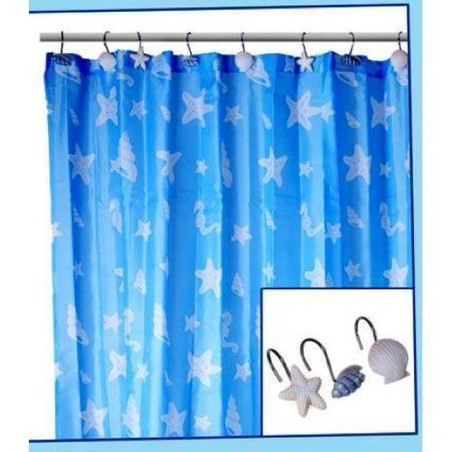 INGROSSO TENDA DOCCIA DEC. MARE
