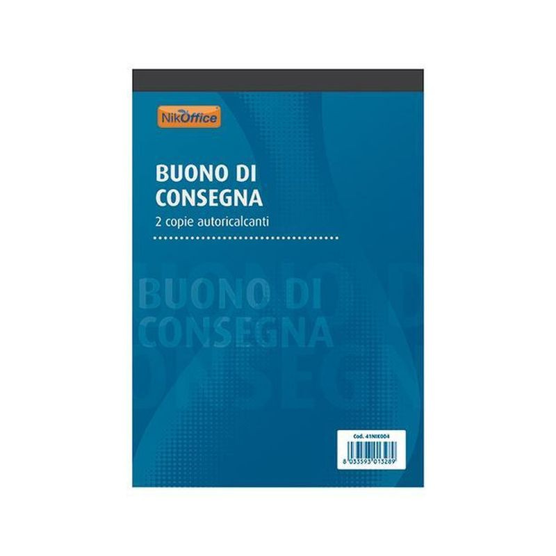 BUONI CONSEGNA 2 COPIE 15X21.5 EAN 8033593013289 INGROSSO MODULI E SCHEDE