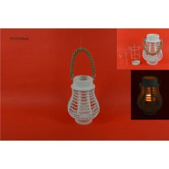 INGROSSO LANTERNA VIMINI 17X25CM