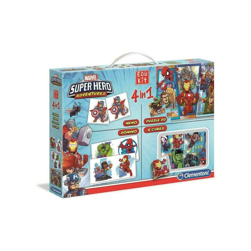 EDUKIT 4IN1 SUPERHERO EAN 8005125180707 INGROSSO GIOCHI SAPIENTINO