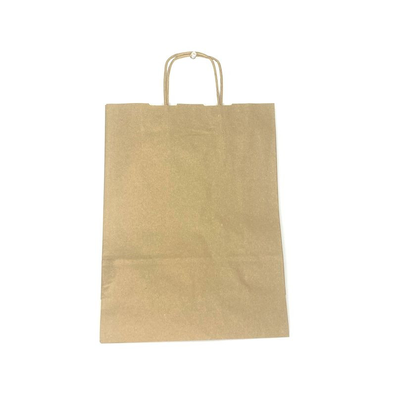 SHOPPER CARTA 24X31 AVANA C.25 EAN 8010598600232 INGROSSO SACCHETTI E SHOPPER REGALO