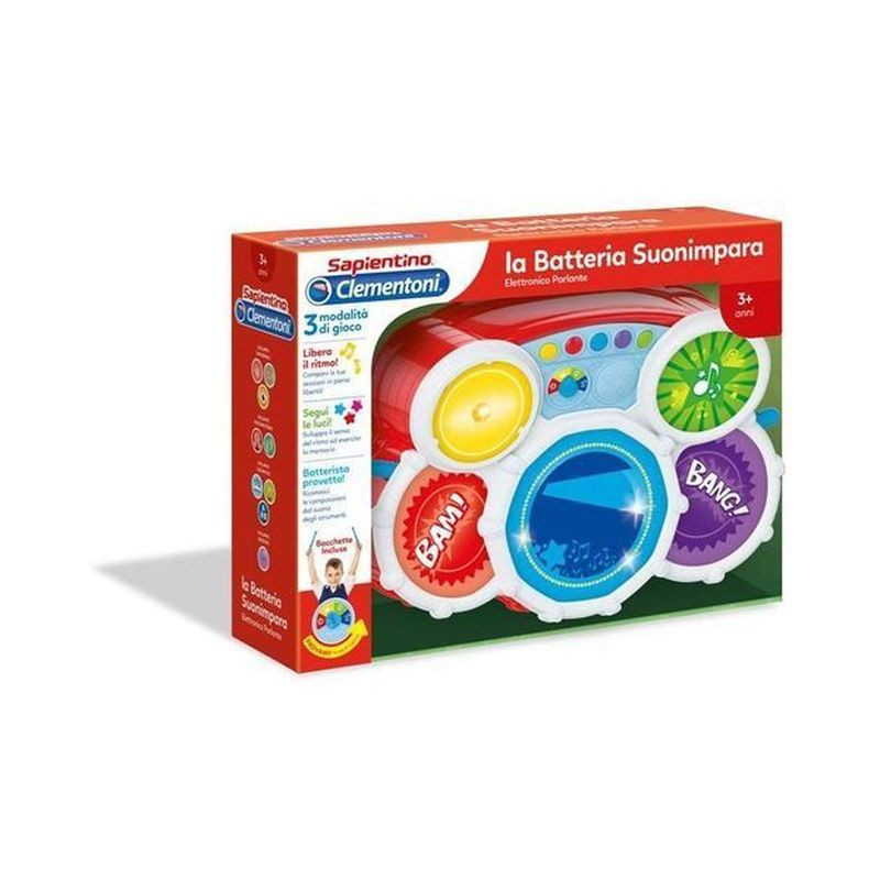 LA BATTERIA SUONIMPARA EAN 8005125120895 INGROSSO GIOCHI PRIMA INFANZIA