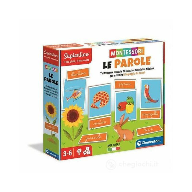 MONTESSORI - LE PAROLE EAN 8005125163625 INGROSSO GIOCHI SAPIENTINO