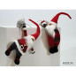 GNOMO 35CM C/SACCO 2ASS. EAN 8015361355456 INGROSSO PUPAZZI E GNOMI NATALIZI
