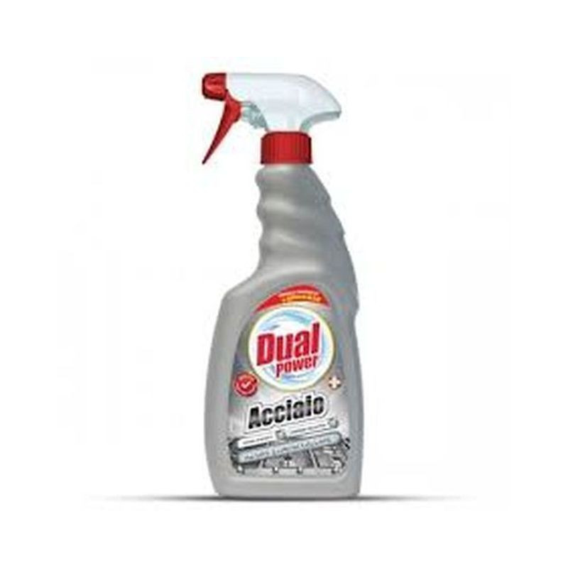 DUAL POWER ACCIAIO & INOX 500ML. EAN 8054633830826 INGROSSO DETERSIVI