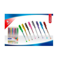 INGROSSO PENNE GEL GLITTER PZ.8